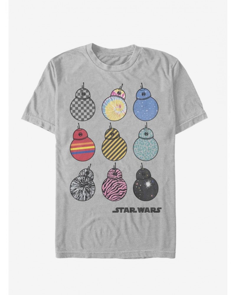 Star Wars Episode IX The Rise Of Skywalker BB-8 T-Shirt $5.59 T-Shirts