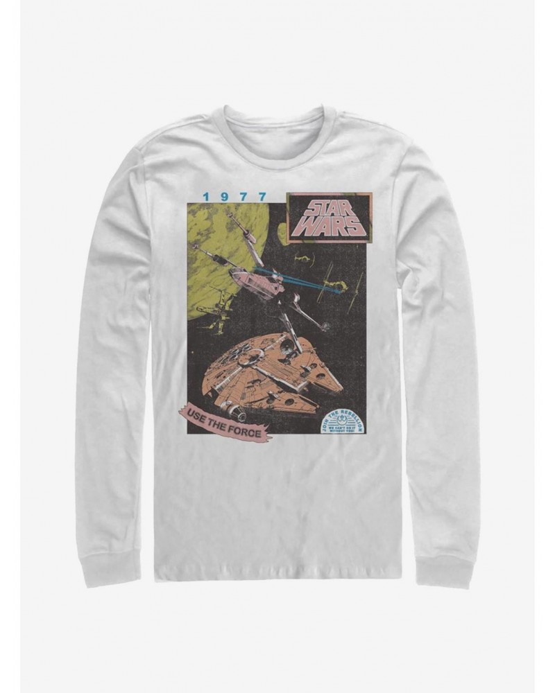 Star Wars 1977 Vintage Space Fighters Long-Sleeve T-Shirt $7.90 T-Shirts