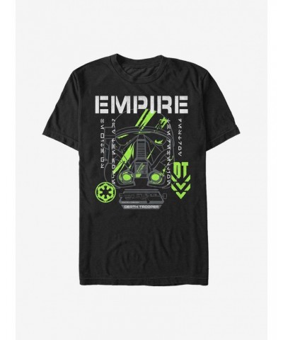 Star Wars Rogue One: A Star Wars Story Empire Death Trooper Helmet T-Shirt $5.28 T-Shirts