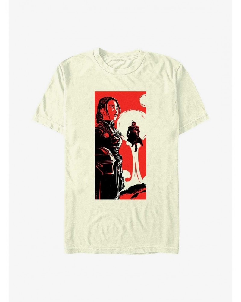 Star Wars The Book Of Boba Fett Fennec Boba Poster T-Shirt $4.81 T-Shirts