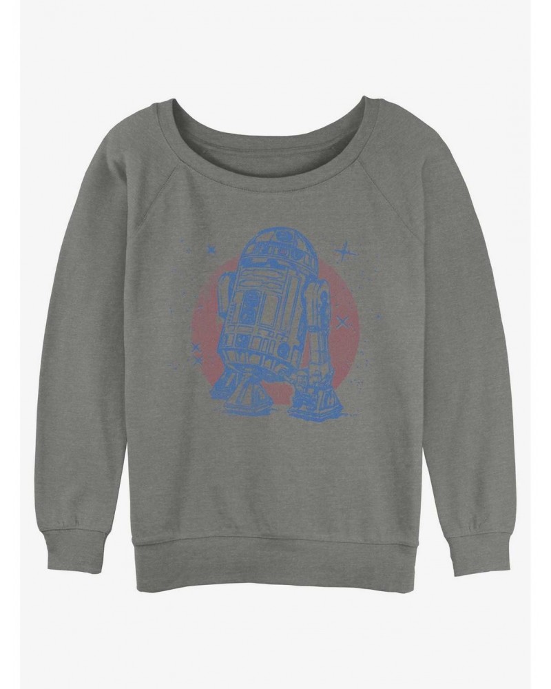 Star Wars R2-D2 Girls Slouchy Sweatshirt $14.46 Sweatshirts