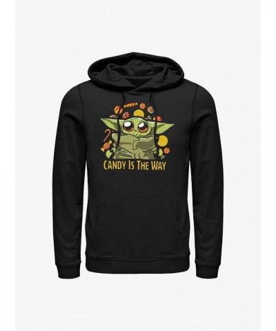 Star Wars The Mandalorian The Child Candy Is The Way Hoodie $14.73 Hoodies