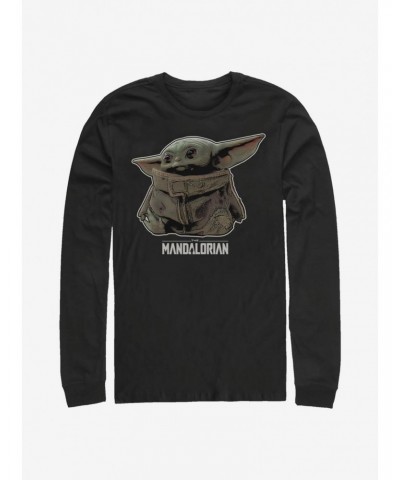 Star Wars The Mandalorian Bounty The Child Long-Sleeve T-Shirt $11.84 T-Shirts