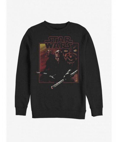 Star Wars Darth Maul Vintage Maul Sweatshirt $9.15 Sweatshirts