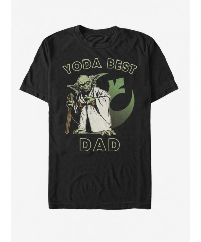 Star Wars Yoda Best Dad T-Shirt $5.44 T-Shirts