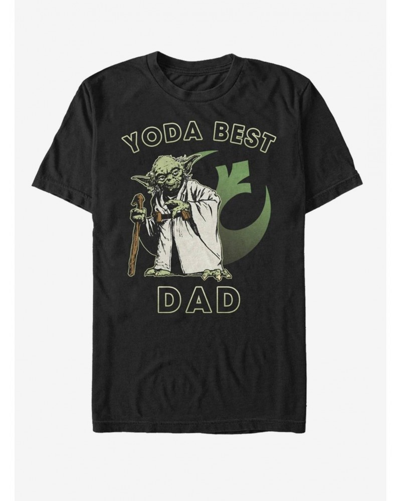 Star Wars Yoda Best Dad T-Shirt $5.44 T-Shirts