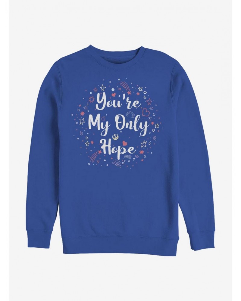 Star Wars Only Hope Crew Sweatshirt $9.74 Sweatshirts