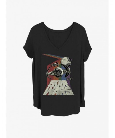 Star Wars Retro Wars Girls T-Shirt Plus Size $8.09 T-Shirts