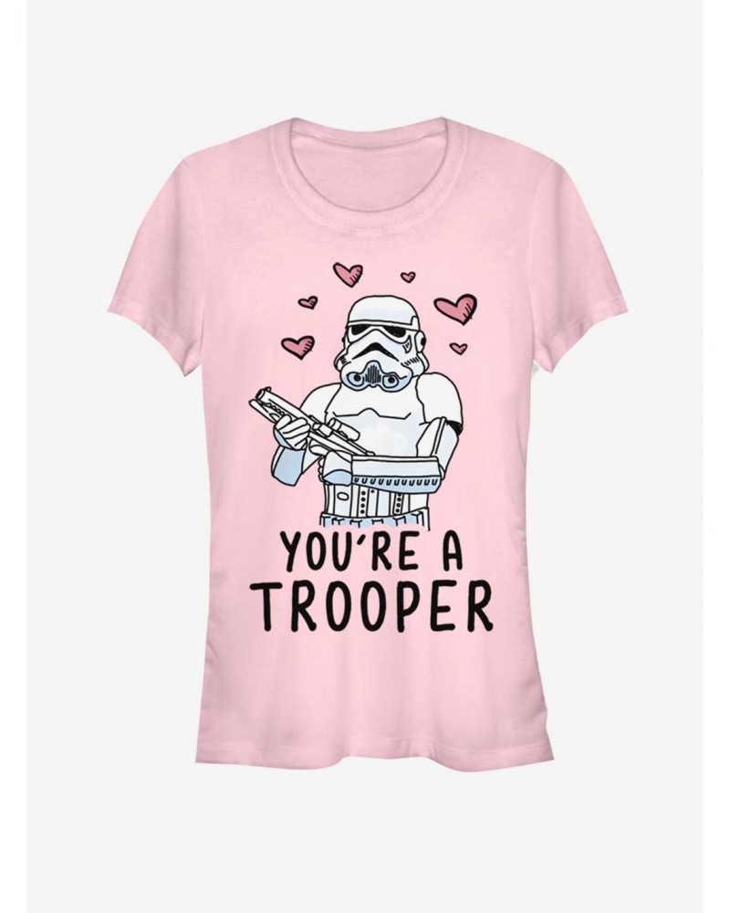 Star Wars Trooper Love Girls T-Shirt $6.63 T-Shirts