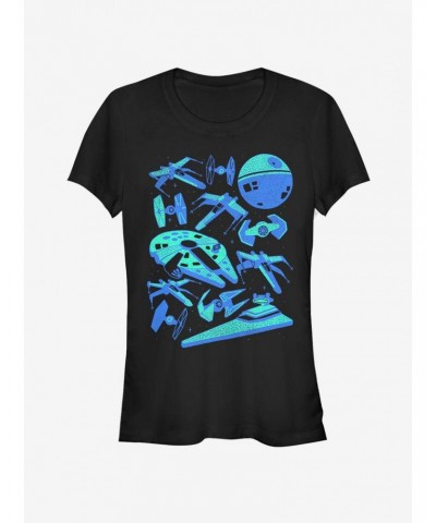 Star Wars Ships Girls T-Shirt $5.66 T-Shirts