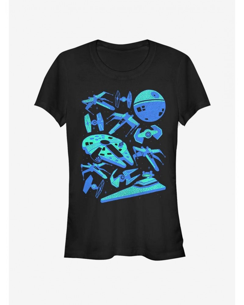 Star Wars Ships Girls T-Shirt $5.66 T-Shirts