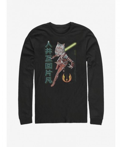 Star Wars The Clone Wars Ahsoka Meta Long-Sleeve T-Shirt $10.79 T-Shirts