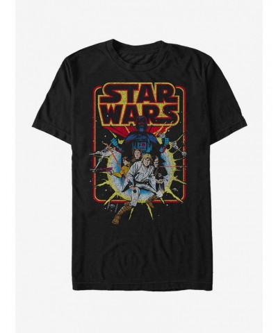 Star Wars Retro Explosion T-Shirt $7.30 T-Shirts