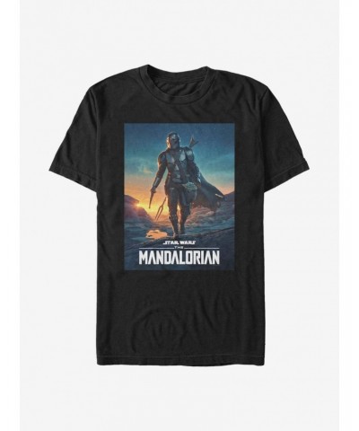 Star Wars The Mandalorian Poster T-Shirt $6.06 T-Shirts