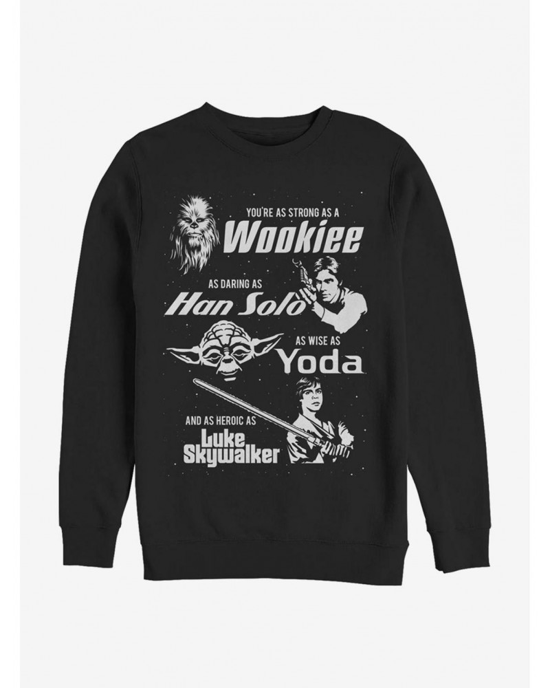 Star Wars Dad Force Crew Sweatshirt $10.04 Sweatshirts