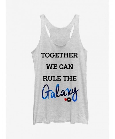 Star Wars Valentine's Day Together Rule the Galaxy Girls Tanks $8.91 Tanks