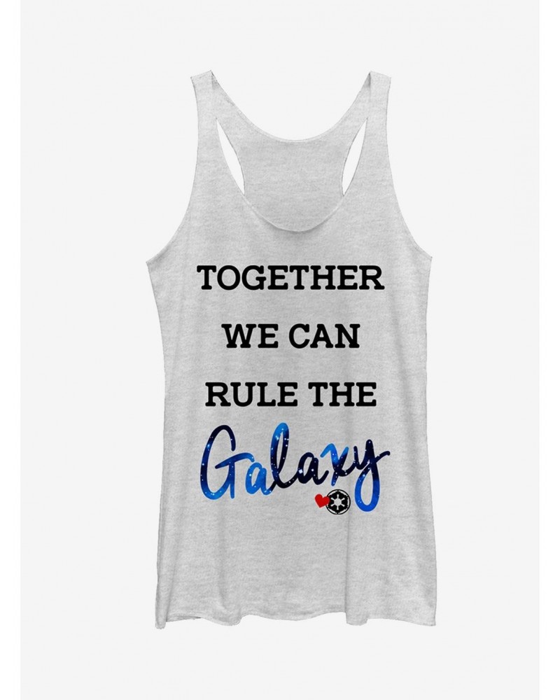 Star Wars Valentine's Day Together Rule the Galaxy Girls Tanks $8.91 Tanks