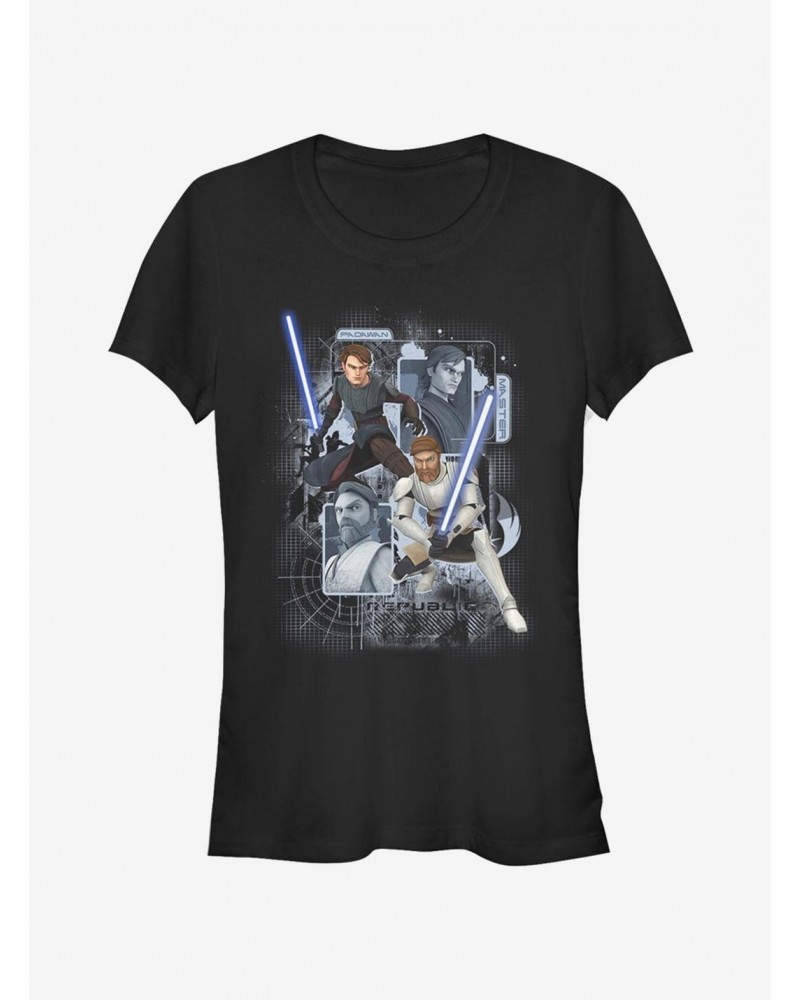 Star Wars The Clone Wars Schematic Shot Girls T-Shirt $7.12 T-Shirts