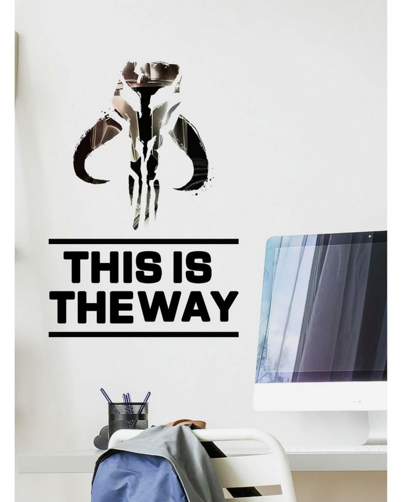 Star Wars The Mandalorian This Is The Way Peel & Stick Wall Decals $6.80 Decals