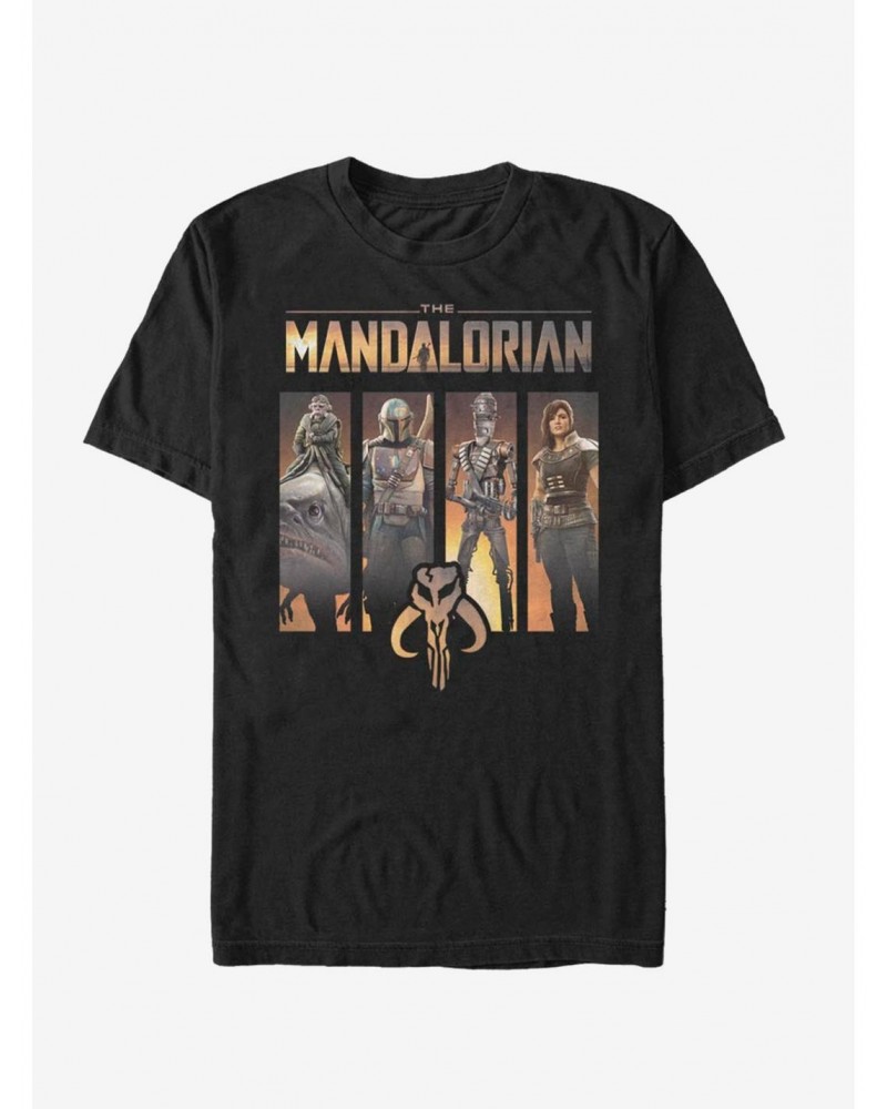 Star Wars The Mandalorian Boba Box Up T-Shirt $6.52 T-Shirts