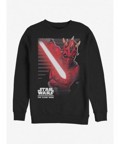 Star Wars The Clone Wars Maul Strikes Sweatshirt $11.51 Sweatshirts