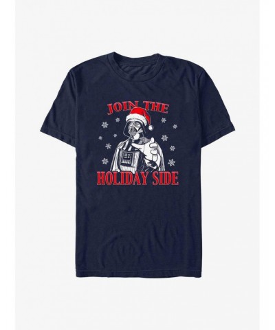 Star Wars Join The Holiday Side T-Shirt $7.45 T-Shirts