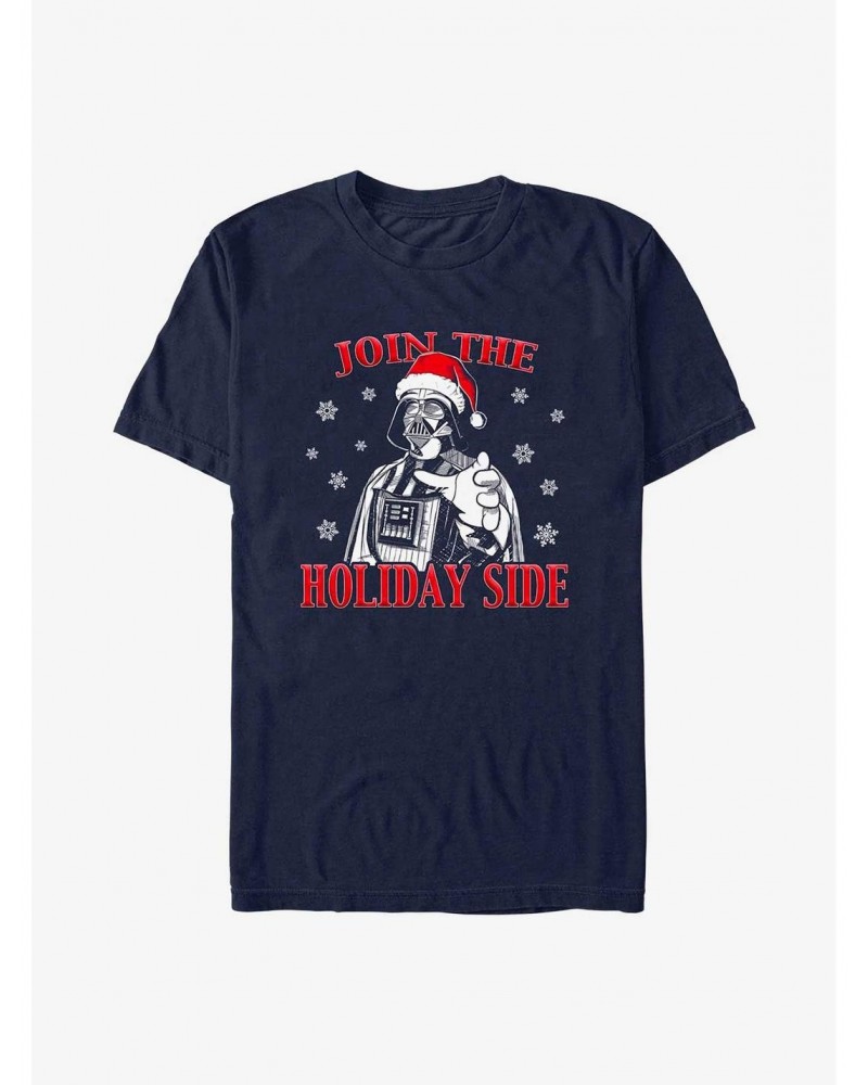 Star Wars Join The Holiday Side T-Shirt $7.45 T-Shirts