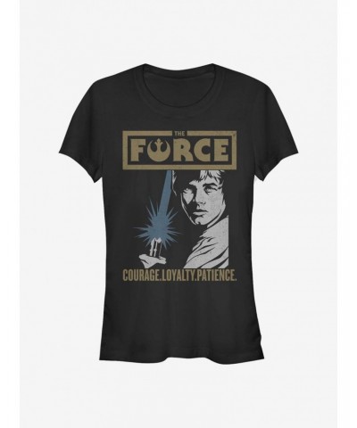 Star Wars The Force Girls T-Shirt $7.28 T-Shirts