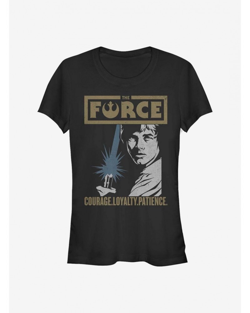 Star Wars The Force Girls T-Shirt $7.28 T-Shirts