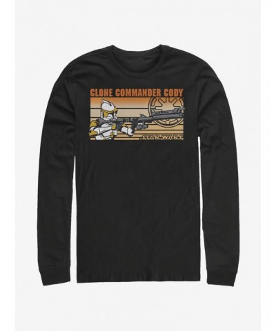 Star Wars The Clone Wars Cody Long-Sleeve T-Shirt $12.37 T-Shirts