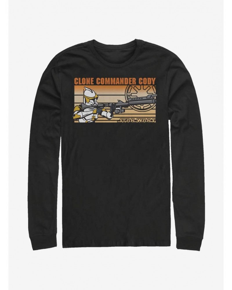 Star Wars The Clone Wars Cody Long-Sleeve T-Shirt $12.37 T-Shirts