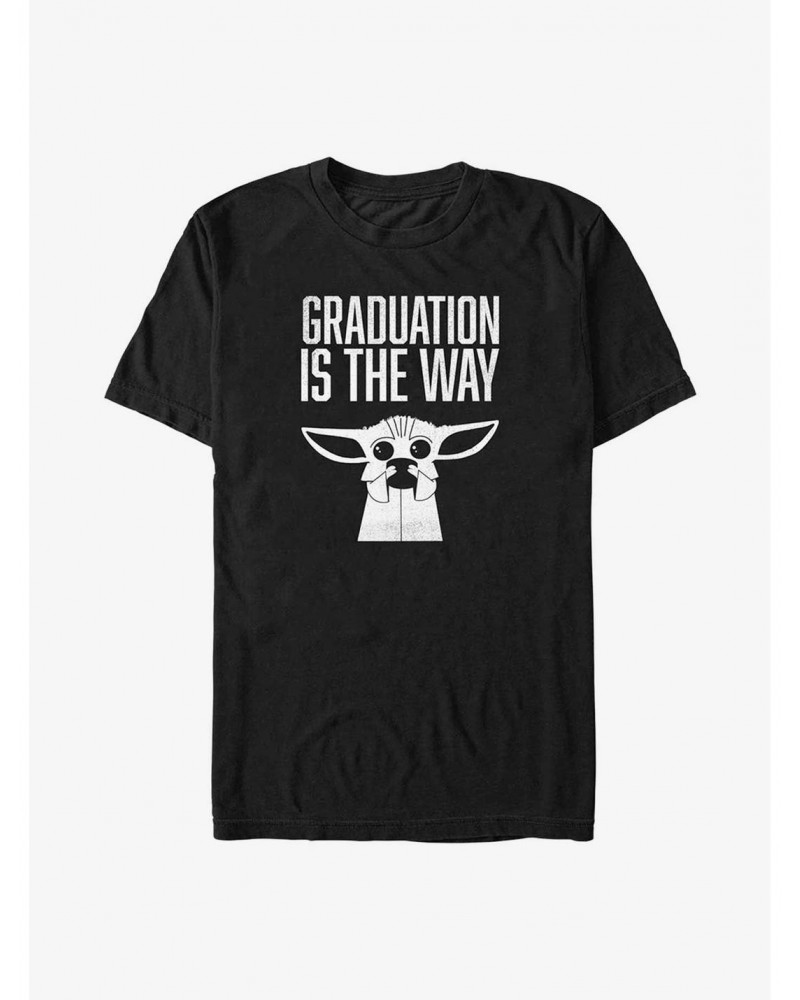 Star Wars The Mandalorian Grogu Graduation T-Shirt $6.52 T-Shirts