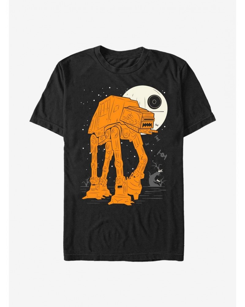 Star Wars Atat Full Moon T-Shirt $5.59 T-Shirts