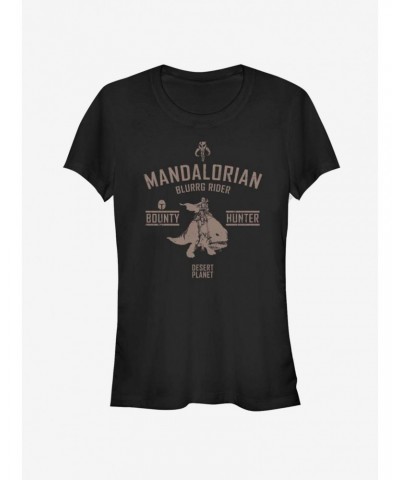 The Mandalorian Blurrg Rider Girls T-Shirt $7.28 T-Shirts