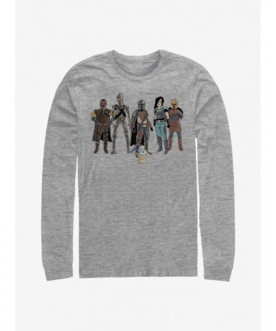 Star Wars The Mandalorian The Child And Friends Long-Sleeve T-Shirt $11.32 T-Shirts