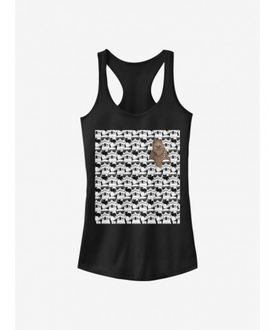 Star Wars What Is Chewie Doing There Girls Tank $6.37 Tanks