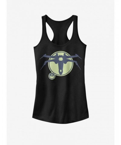 Star Wars Silhouette Fighter Girls Tank $9.76 Tanks