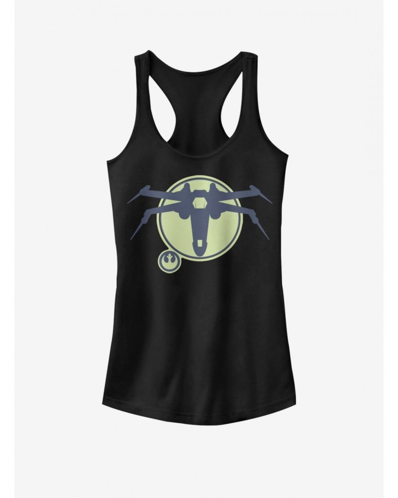 Star Wars Silhouette Fighter Girls Tank $9.76 Tanks