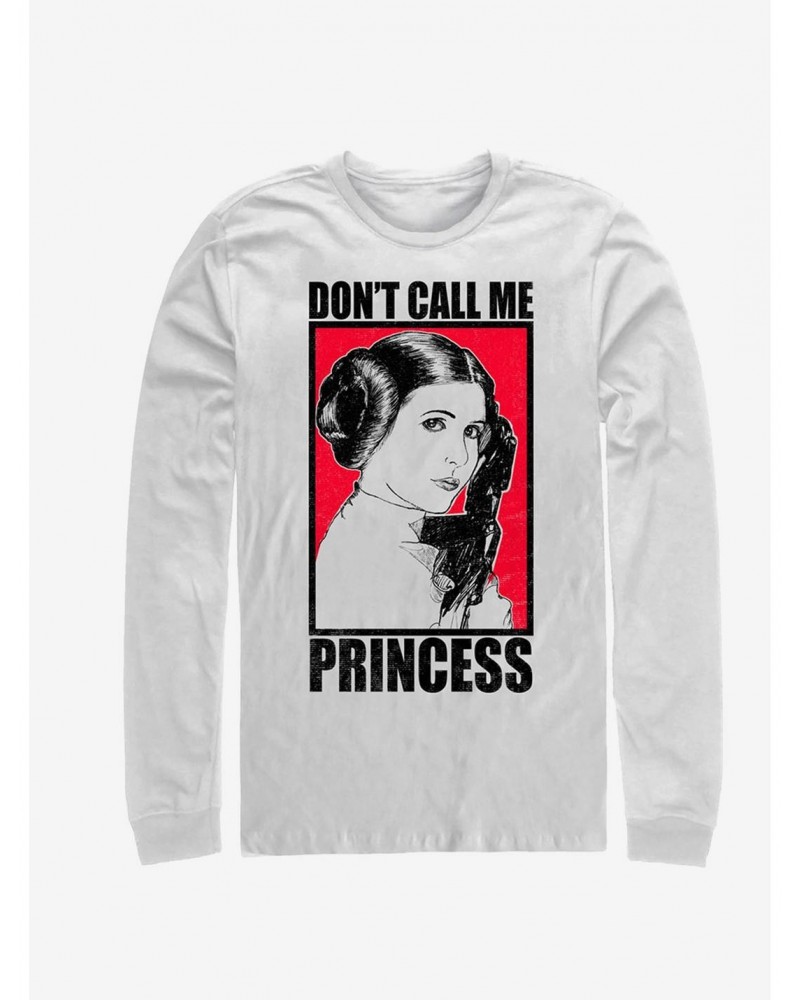 Star Wars No Princess Long-Sleeve T-Shirt $11.58 T-Shirts