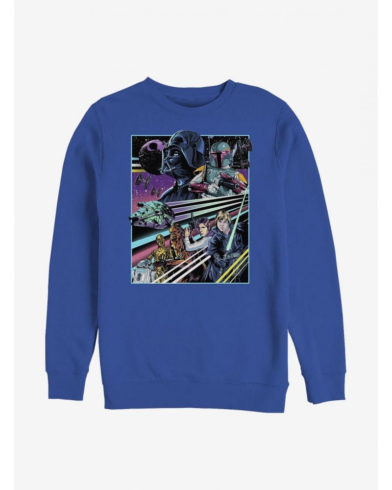 Star Wars Rebellion Poster Crew Sweatshirt $10.63 Sweatshirts