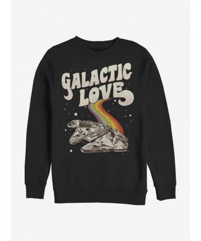 Star Wars Galactic Love Falcon Crew Sweatshirt $9.15 Sweatshirts