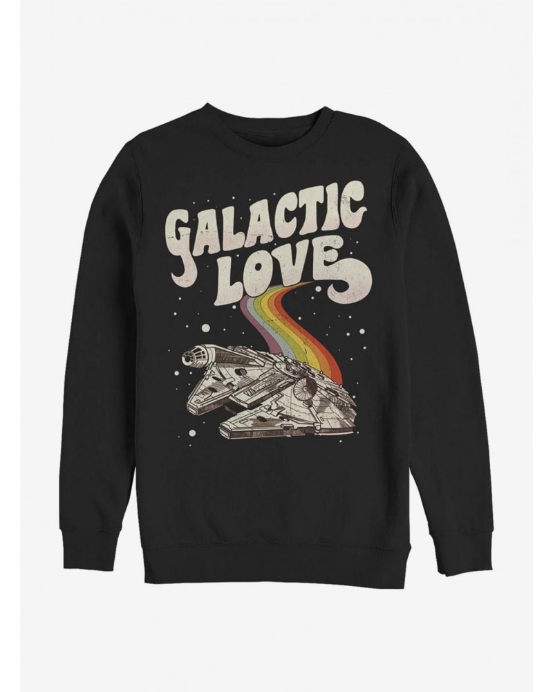 Star Wars Galactic Love Falcon Crew Sweatshirt $9.15 Sweatshirts