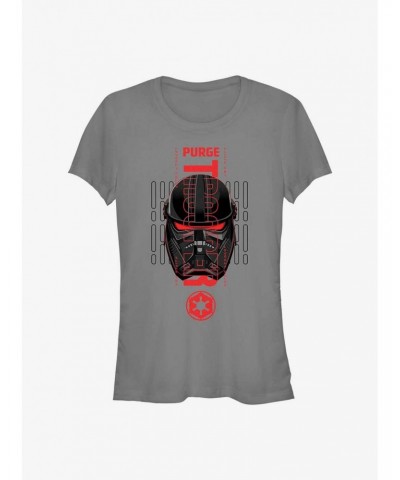 Star Wars Obi-Wan Kenobi Purge Trooper Head Girls T-Shirt $6.15 T-Shirts