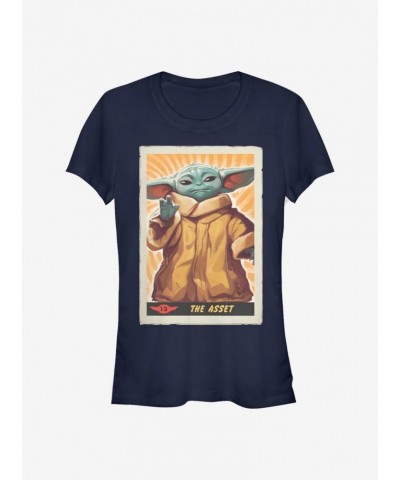 Star Wars The Mandalorian The Asset The Child Poster Girls T-Shirt $5.34 T-Shirts