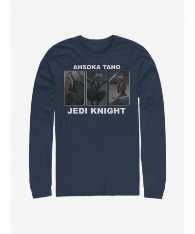 Star Wars The Mandalorian Ahsoka Tano Battle Long-Sleeve T-Shirt $8.69 T-Shirts