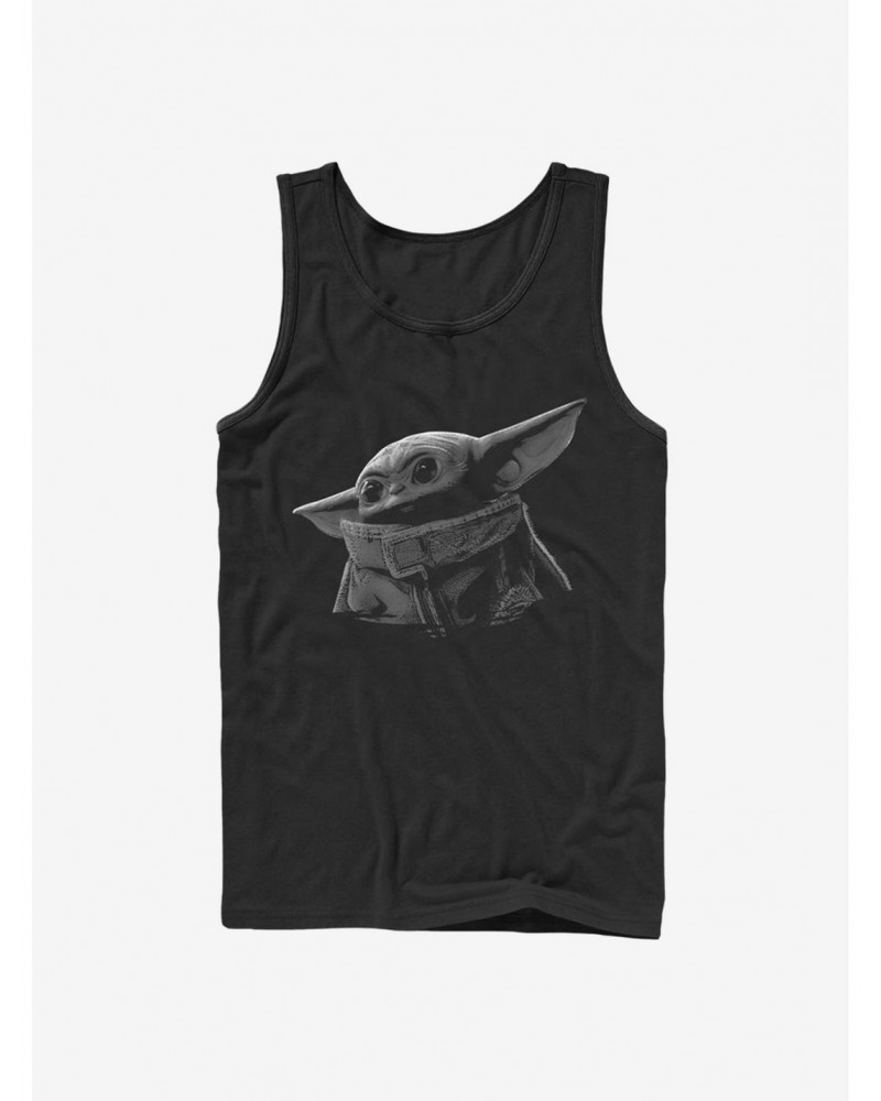 Star Wars The Mandalorian The Child Grey Scale Tank $7.37 Tanks