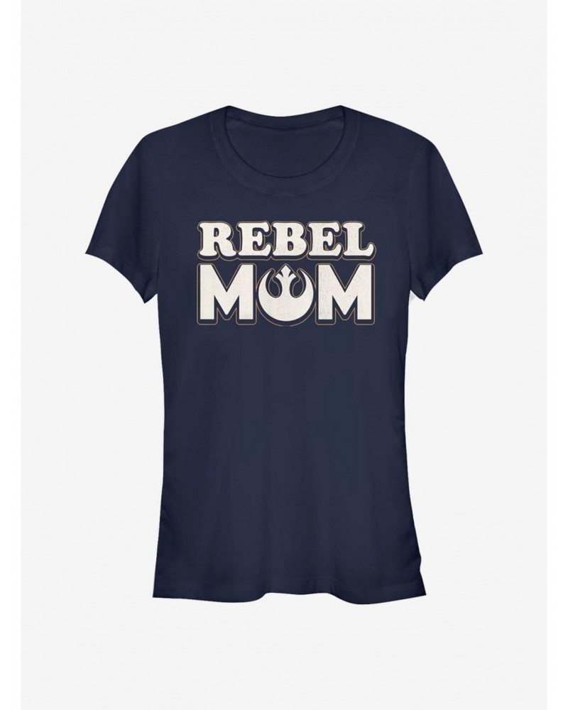 Star Wars Rebel Mom Girls T-Shirt $7.93 T-Shirts