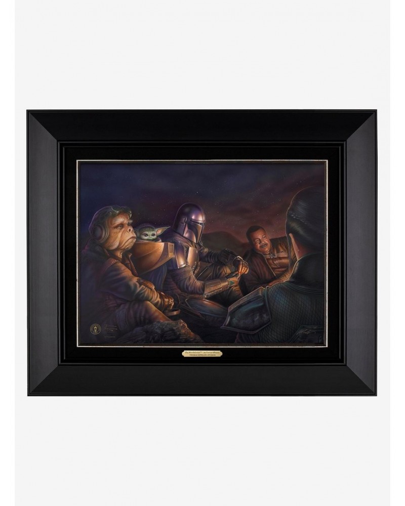 Star Wars The Mandalorian Uneasy Alliance 12" X 16" Canvas Classics $158.36 Canvas