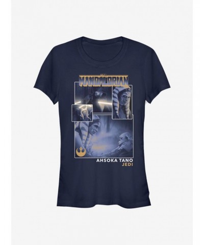 Star Wars The Mandalorian Ahsoka Tano Scenes Girls T-Shirt $7.60 T-Shirts