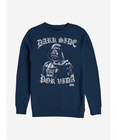 Star Wars Dark Side Por Vida Sweatshirt $11.51 Sweatshirts